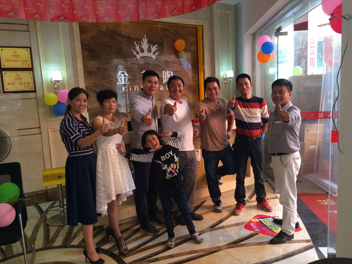 陶瓷一線91免费视频污污污91免费小视频陶瓷磚都昌店周年慶簽單不斷，捷報來襲